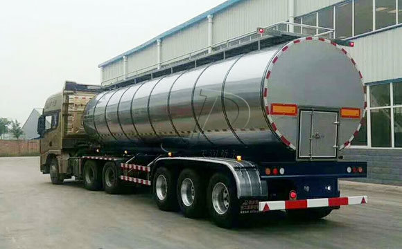 34吨鲜奶冷藏运输车
