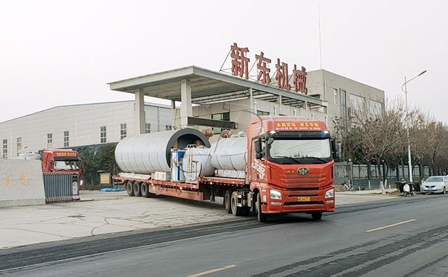 我公司2座40吨室外奶仓+鲜奶速冷系统发往新疆
